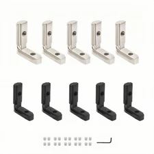 3030 Aluminum Extrusion Profile T-Slot Joint Bracket L Shape Connector Hardware