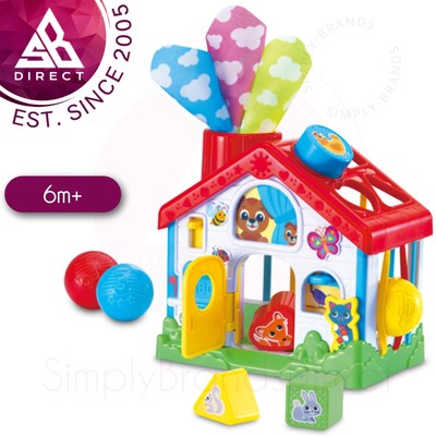 Leap Frog 4-in-1 Entdeckerhaus mit 10 enthaltenen Spielteilen für 6 Monate + Kinder
