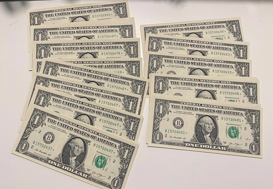 100 of 2013 - $1 Dollar 《Duplicate》B Series Error Star Rare Bill Price per note - Image 2 of 3