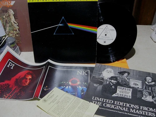 Pink Floyd MFSL Mobile Fidelity Dark Side Of The Moon Album LP + INSERT & POSTER