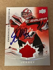 Emerance Maschmeyer Signed 2021 Upper Deck Canada Jersey Card PWHL Vancouver