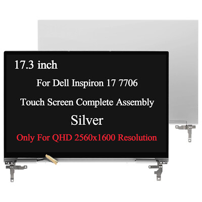 17.3'' For Dell Inspiron 17 7706 2-in-1 P98F QHD LCD Touch Screen Full Assembly