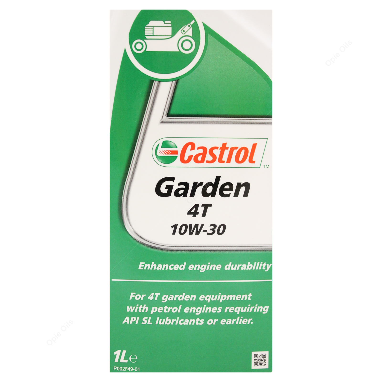 Castrol Garden 4T 4 Stroke 10w30 10w30 Engine Oil for Garden Machinery
