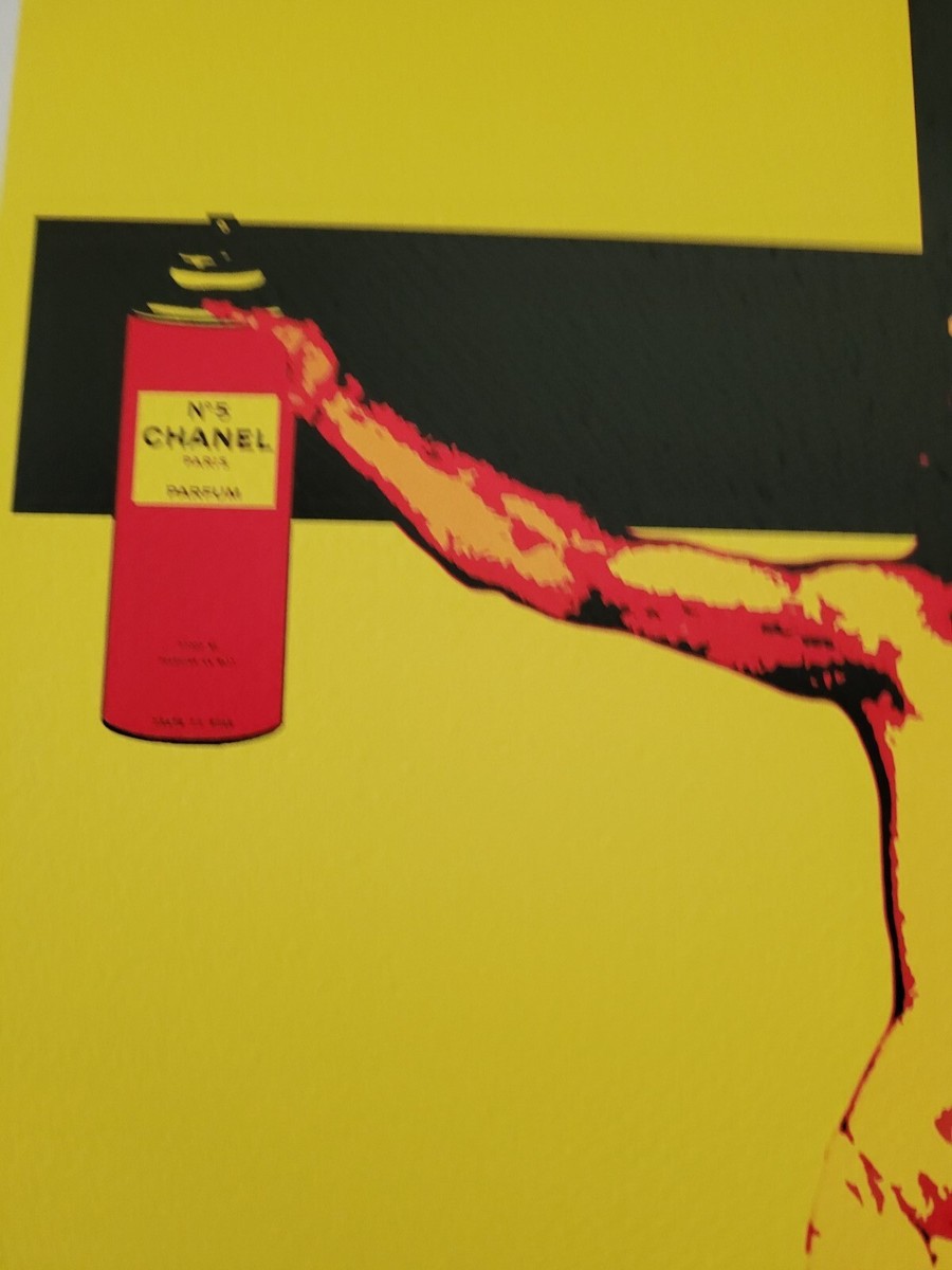 Death NYC 19x13 Signed Graffiti Pop Art. Christ On Cross Rare 2017