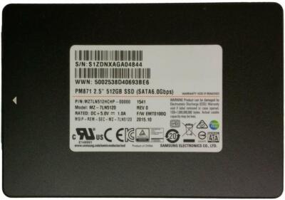 Buy Samsung 512GB SSD, SATA, 2.5