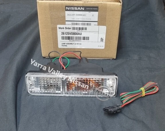 GENUINE NISSAN PATROL GU LH BULLBAR INDICATOR LAMP 26125VD000AU