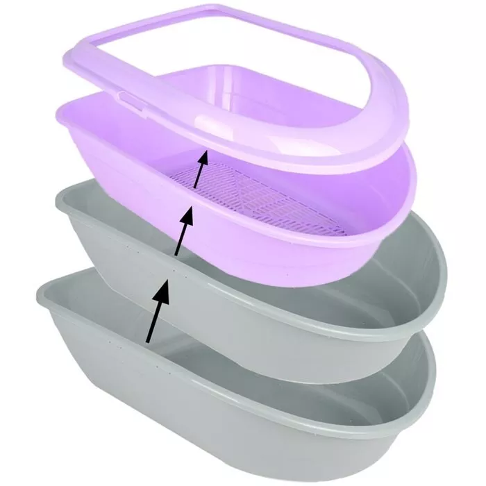Litter box sifter clearance tray