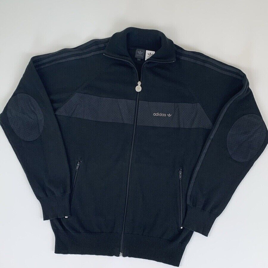 ADIDAS Originals Y2K Black Zip Up Track Jacket Mens M