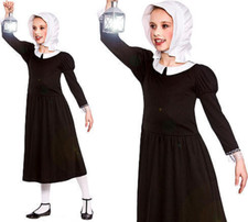 Victorian Florence Fancy Dress Costume Girls Book Day Outfit Age 3-13