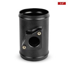 Black 3 76mm Maf Mass Air Flow Sensor Mount Adapter Tube Fits For Subaru Suzuki