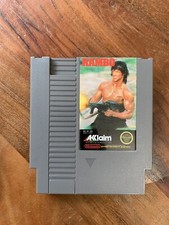 Nintendo NES Game Rambo w/ Sleeve - Tested and Working
