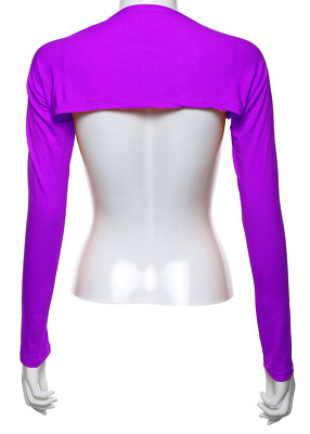 Ballet Shrug GladThink Women's Muslim Modal - Islam Shrug Bolero In Black Arm Cover - Foto 3