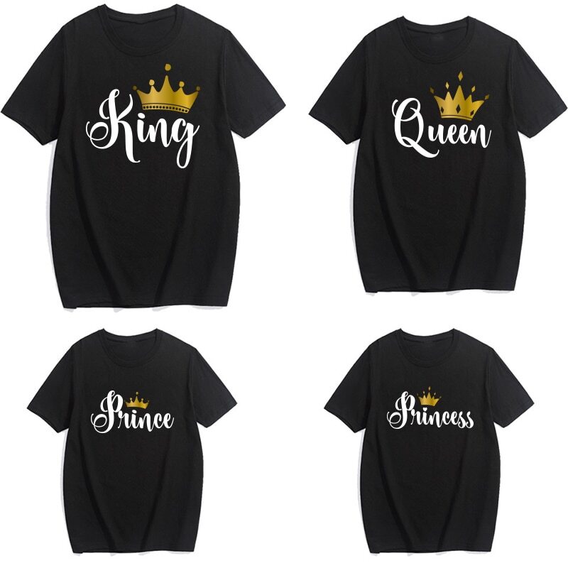 Matching Clothes Casual Father Son Mother and Daughter Shirts Gold Crown print | eBay Matching Clothes Casual Father Son Mother and Daughter Shirts Gold Crown print | eBay