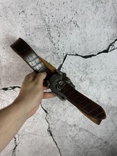 Vintage Amapola Crocodile Alligator leather belt