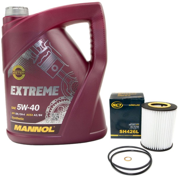 MotoröL Set 5W-40 5 Liter + ÖLfilter Sh 426 L FüR Bmw 3Er 5Er 7Er Z3 Z4 X3 X5-image