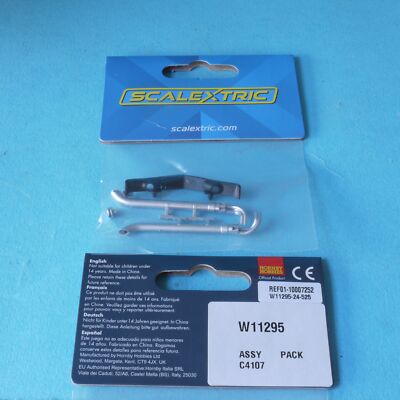 W11295 Scalextric Zubehörtasche für Chevrolet Corvette No.66 Flames Livery C4107