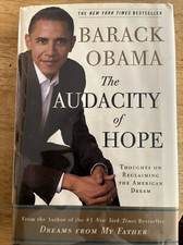 President Barack Obama Signed autographed The Audacity Of Hope Book Hardcover FE