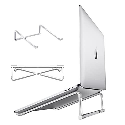Laptop Stand for Desk -  Adjustable Foldable Lightweight Aluminum Laptop-image