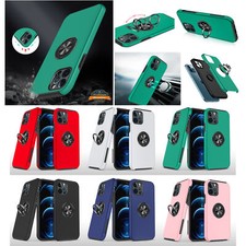 For Samsung Galaxy S25 /S24 Invisible Magnetic Ring Stand Hybrid TPU Case Cover