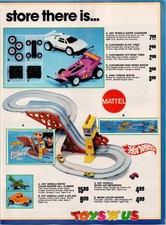 Vintage 1980s Toys R Us Catalog Page Hot Wheels Matchbox Marchon Print Ad
