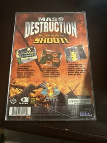 Mass Destruction (Sega Saturn, 1997) Complete in box - CIB READ DESCRIPTION