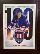 2025-26 Topps NHL Album Sticker #733 Will Borgen - New York Rangers