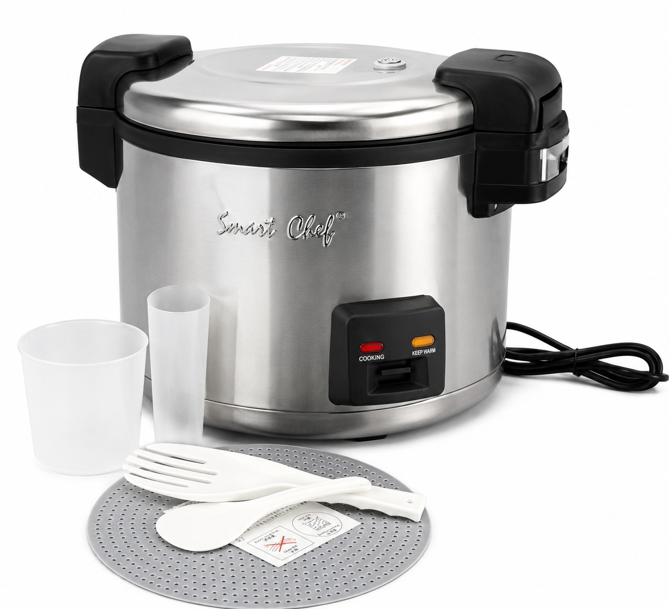 WRC-1070 Smart Chef 33cups(66 cups cooked) S/S Rice Cooker with 120V-1650W