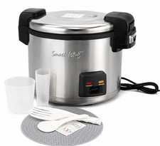 WRC-1070 Smart Chef 33cups(66 cups cooked)  S/S Rice Cooker with 120V-1650W