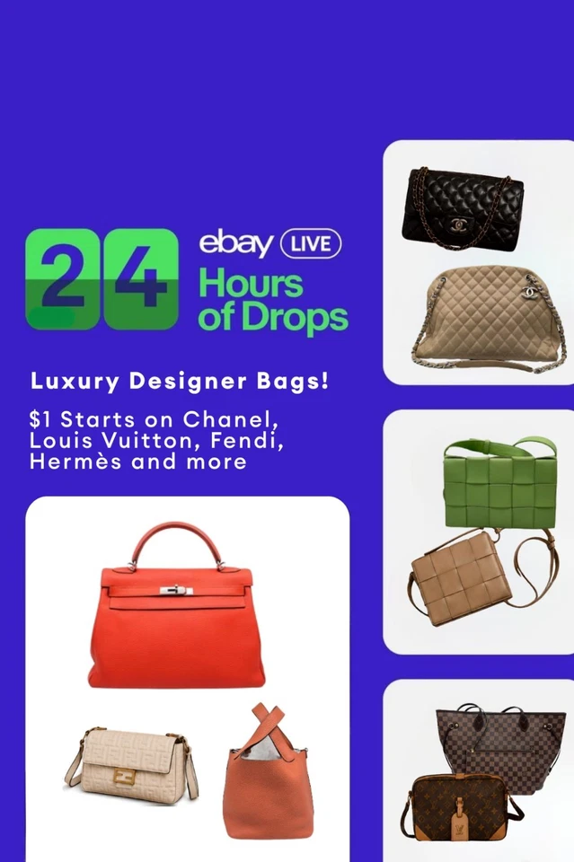 Luxury Bags at $1 Starts | Chanel, Gucci, Hermès, Louis Vuitton + More