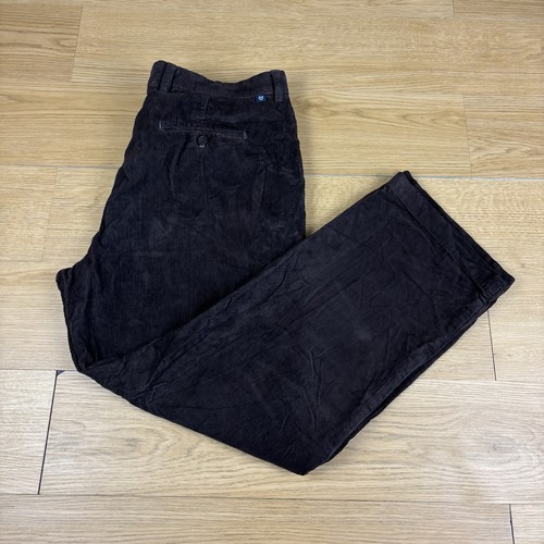 Chaps Ralph Lauren, CHAPS Vintage Brown Corduroy Cargo Trousers Cords Straight Leg Men's W36 L29