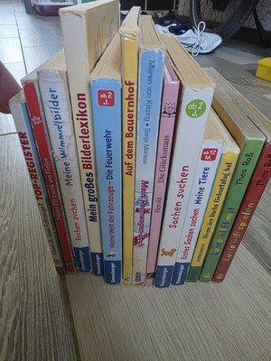 Kinderbücher Paket 13er Konvolut Ravensburger Sachen suchen Wimmelbuch Oetinger