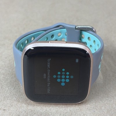 Fitbit Versa 2 Fitness Activity Tracker Watch FB507 with Band Tested Works