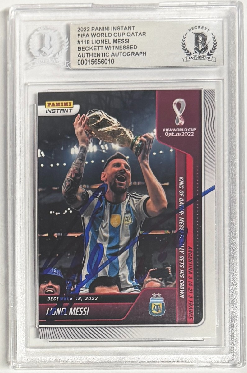 Messi メッシ PANINI インサート #118 レギュラーカード 2018 Panini Immaculate Soccer Barcelona Lionel Messi Sapphire /25