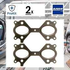 2x ORIGINAL® Ajusa Dichtung, Abgaskrümmer für Opel OMEGA B Caravan OMEGA B