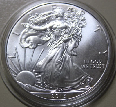 Amerika USA 1$ Dollar 2013"Silver Eagle" Liberty 1 oz Silber #F7489 ST-BU matt - Bild 1 von 4