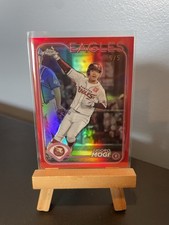 Eigoro Mogi 2024 Topps Chrome NPB #47 RED Refractor 5/5 茂木 栄五郎