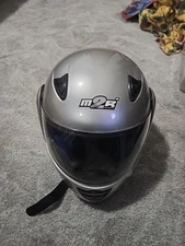 Motorcycle Helmet M2R  Style 901 Flip-Up Full-Face Vented Size: M