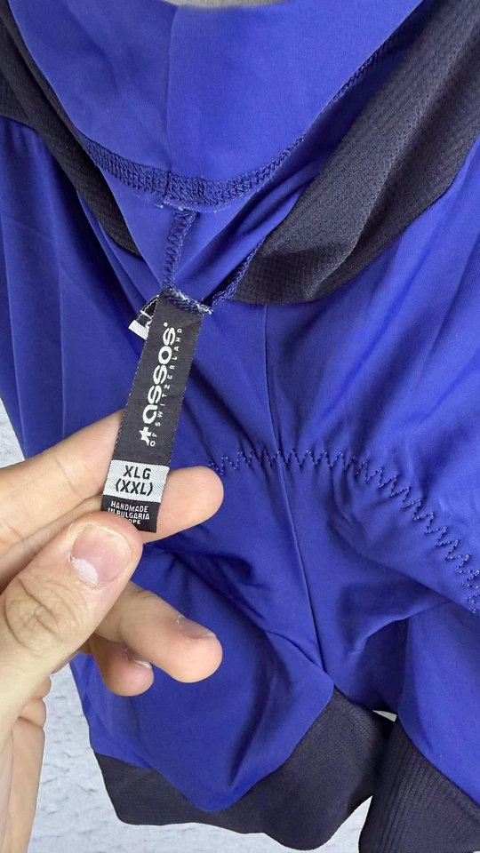 Assos UMA GT женщин Велоспорт половина шорты Summer XLG XXL синий черный с подкладкой велосипед - Изображение 4 из 4