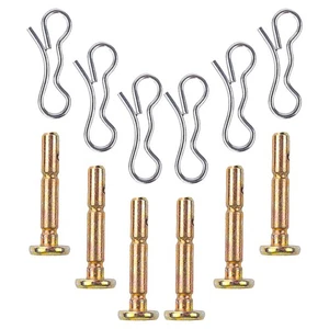 6 Ensembles en acier inoxydable Snow Kit de réparation d'épingles et d'épingles à éclats