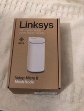 White Linksys Velop Micro 6 Mesh Node WIFI 6