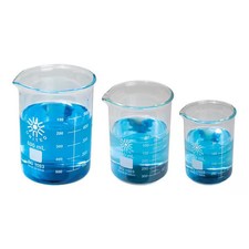 Beaker Set, Borosilicate Glass, Low Form, 250 Ml, 400 Ml, 600 Ml / A Type I,