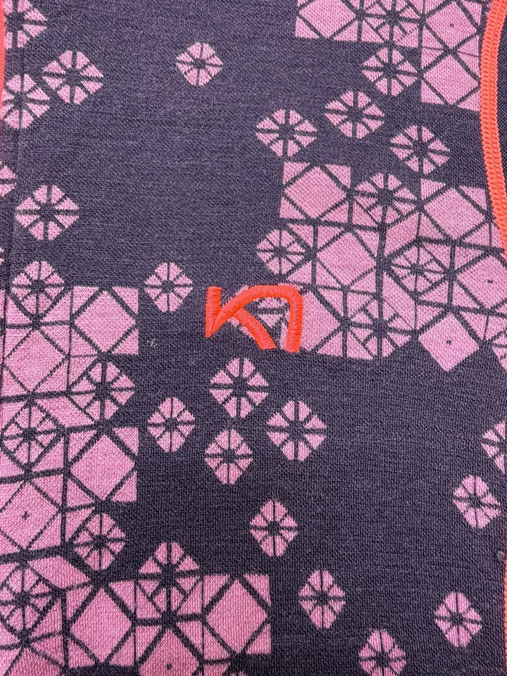 Camiseta para mujer Kari Traa M púrpura rosa mezcla de lana cuarto cremallera capa base cuello falso Foto 4 de 4