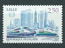 France - Courrier 1993 Yvert 2811 ** Mnh Trains