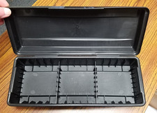 Vintage 15 Slot Audio Cassette Tape Storage Box Case Holder "Alpha" Made in USA