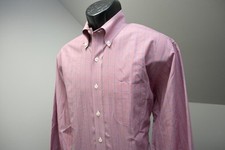 Brooks Brothers 1818 Dress Shirt Plaid Button Up Traditional Fit Mens Sz Medium