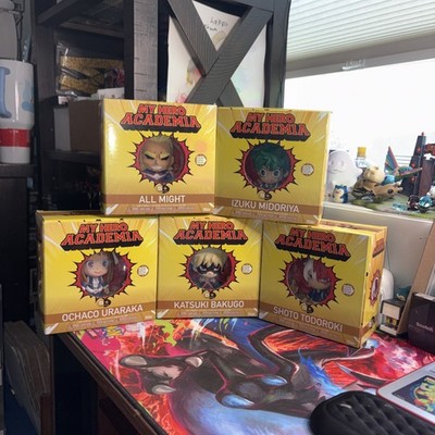 Funko 5 Star MHA Set of all 5: Izuku (Deku),Ochaco,Todoroki, Bakugo & All Might