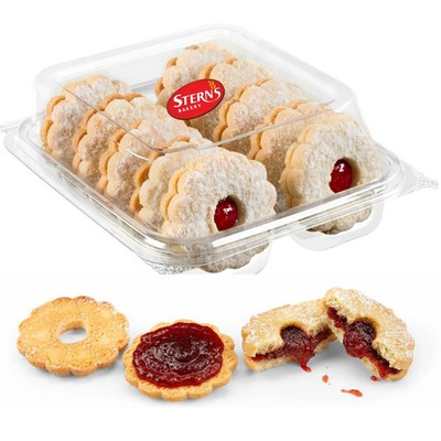 Linzer Tart Cookies | 10 Individually Wrapped Shortbread Cookies | Fresh & De.