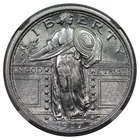 1917 Standing Liberty Quarter, Type 1, NGC AU details