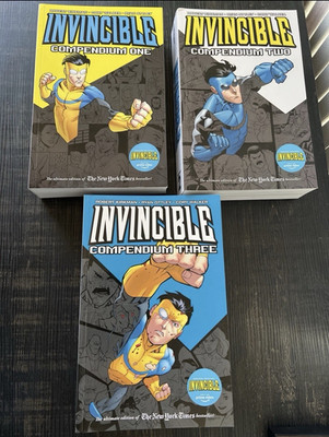 Invincible Compendiums #1-3 Graphic Novel Lot Complete Set (Great Condition)