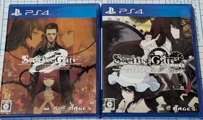 Steins;Gate 0 & Elite PS4 Set Visual Novel MAGES Japan Gebraucht